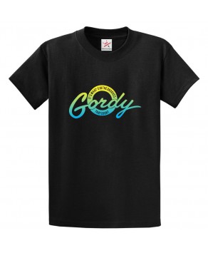 Gordy It's What's In The Grooves That Count Classic Unisex Kids and Adults T-Shirt for Music Fans